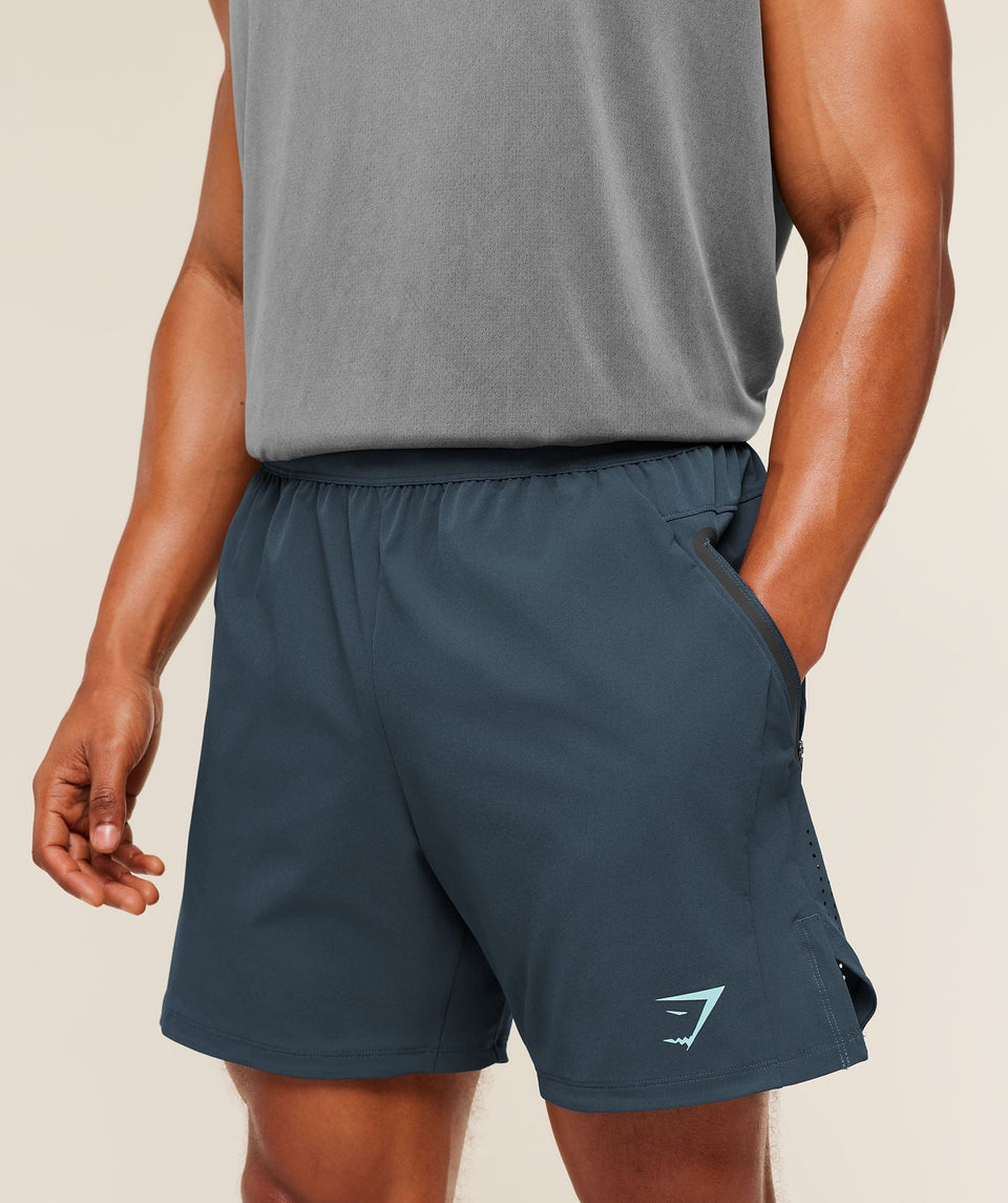Gymshark Sport Hybrid 6" Shorts Stealth Blue