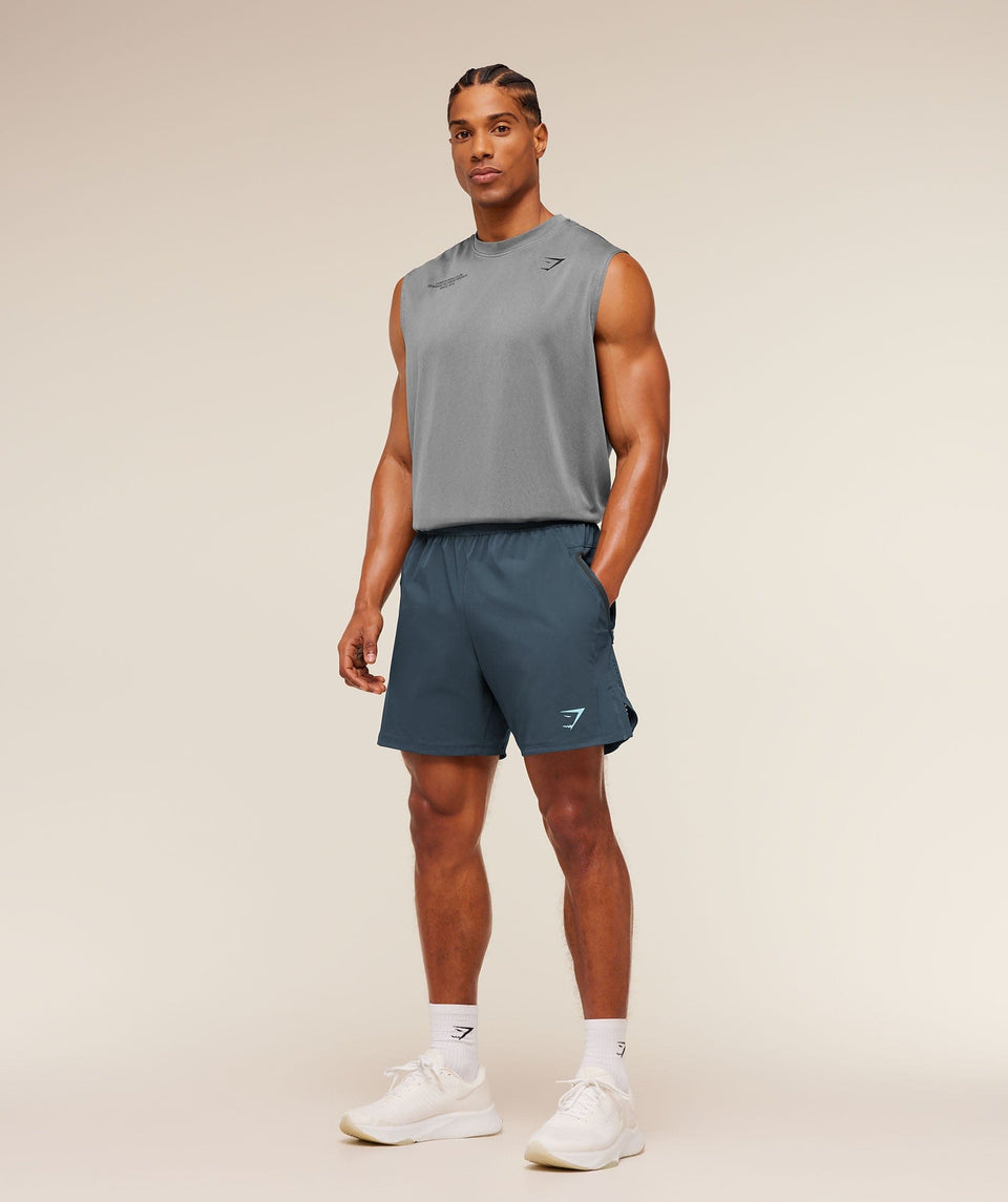 Gymshark Sport Hybrid 6" Shorts Stealth Blue