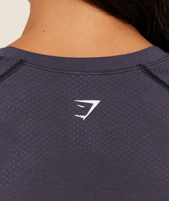 Women's Gymshark Vital Seamless 2.0 Light T-Shirt Midnight Purple