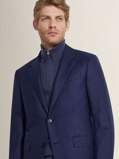 Zegna Dark Blue 15Milmil15 Wool Suit