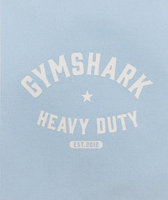 Women's Gymshark Logo Duffle Bag Chilled Blue
