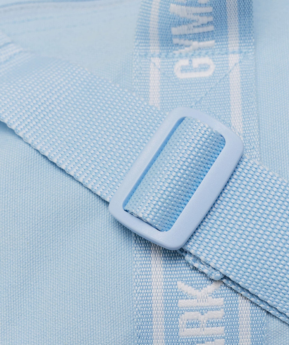 Women's Gymshark Logo Duffle Bag Chilled Blue