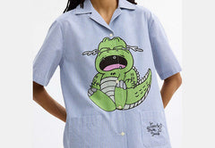 Coach | Brain Dead Darby Dino Short Sleeve Button Up Shirt