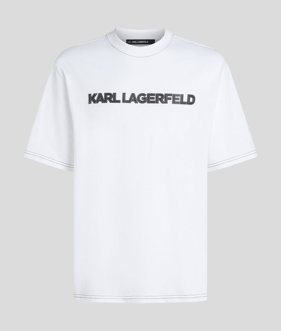 Contrast stitch T-shirt