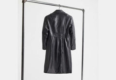 Restored Embellished Leather Coat