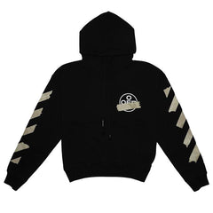 Off-White Tape Arrows Over Hoodie Black/Beige