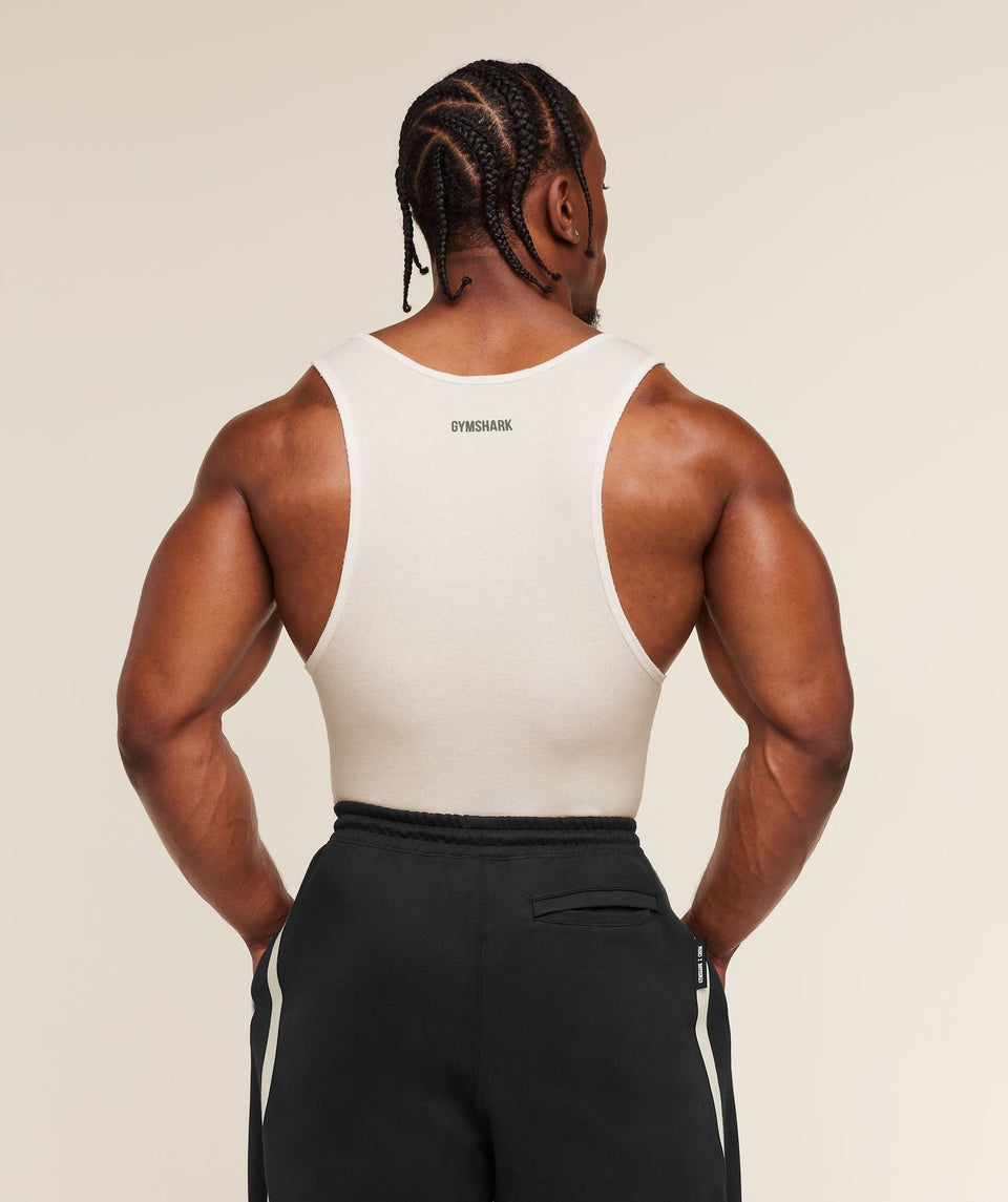 Gymshark Gymshark X Cbum Ribbed Tank Soft White