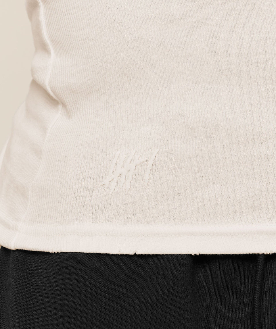 Gymshark Gymshark X Cbum Ribbed Tank Soft White