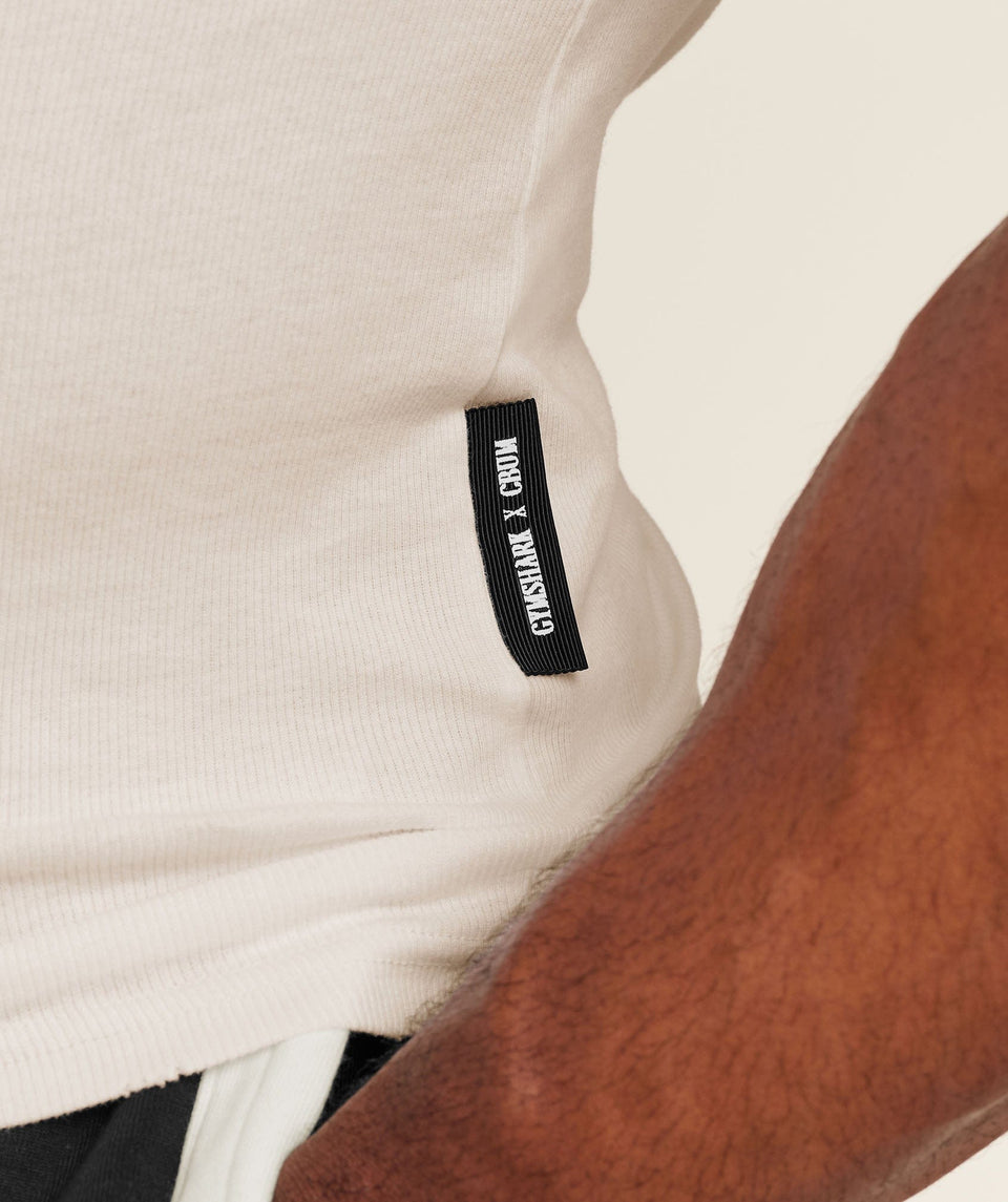 Gymshark Gymshark X Cbum Ribbed Tank Soft White