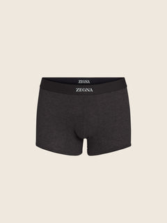 Zegna Black Cotton Trunks