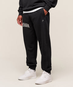 Gymshark Worn Graphic Joggers Black