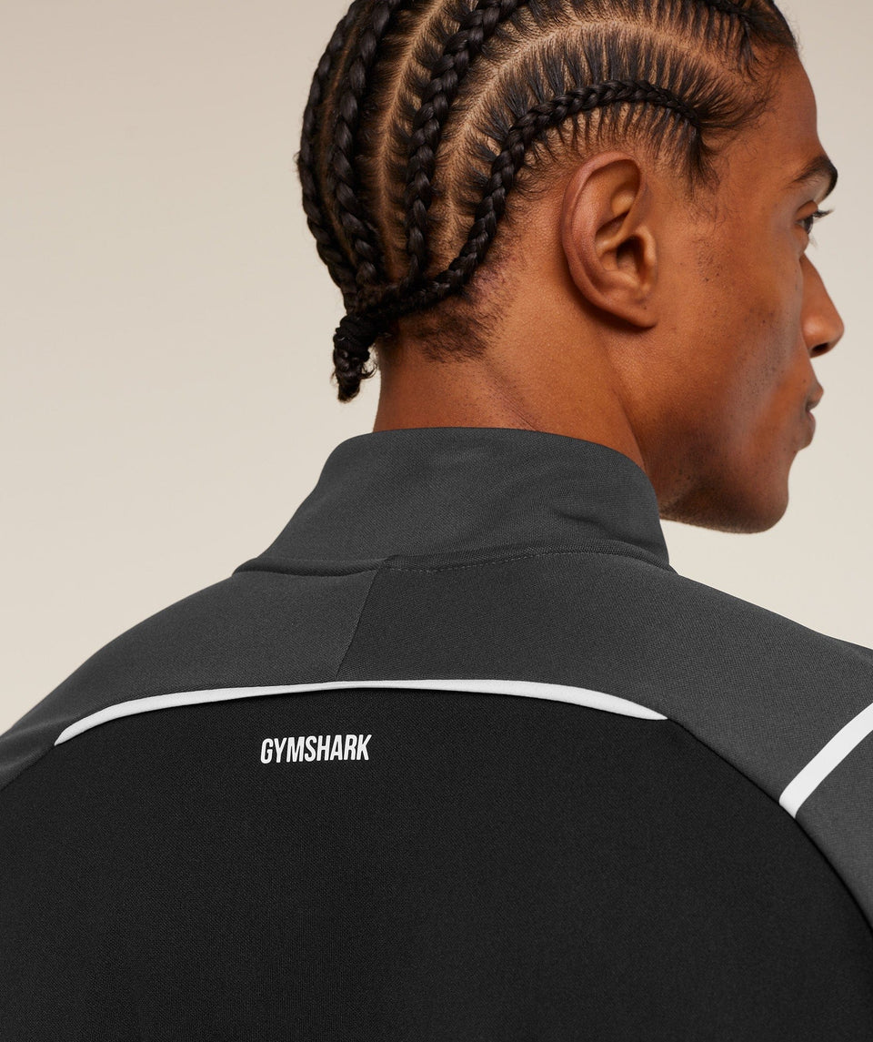 Gymshark Arrival Contrast 1/4 Zip Grey