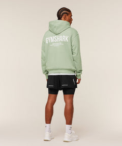 Gymshark Conditioning Club Hoodie GS Haze Green