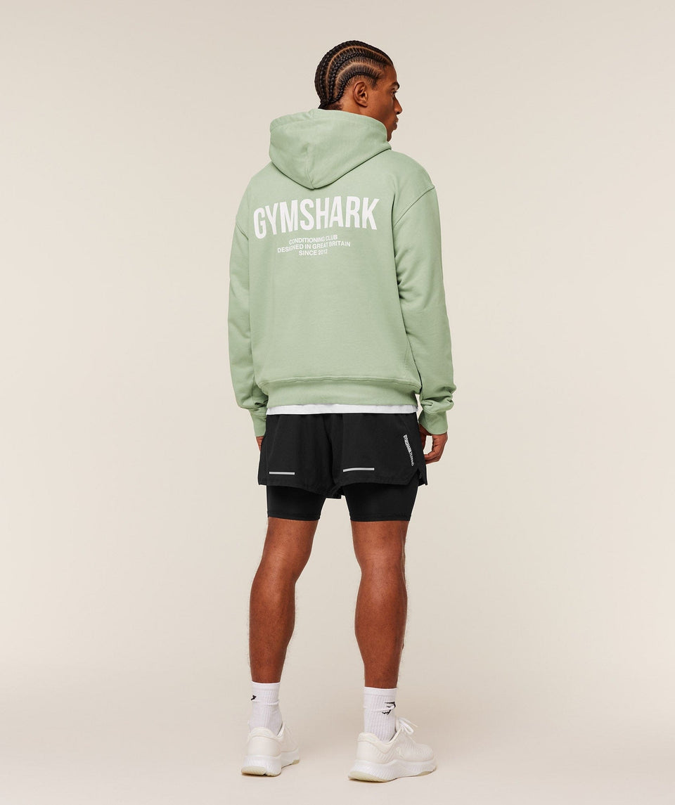 Gymshark Conditioning Club Hoodie GS Haze Green