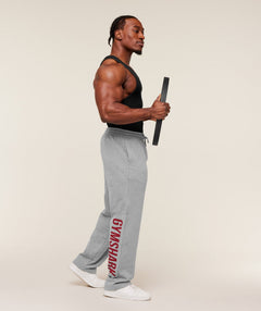 Gymshark Power Straight Leg Pants Charcoal Core Marl