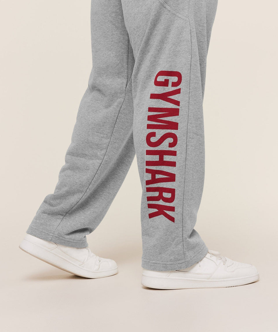 Gymshark Power Straight Leg Pants Charcoal Core Marl