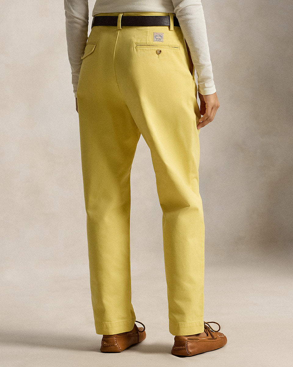 Ralph Lauren Whitman Relaxed Fit Pleated Chino Pant