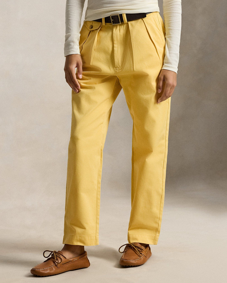 Ralph Lauren Whitman Relaxed Fit Pleated Chino Pant