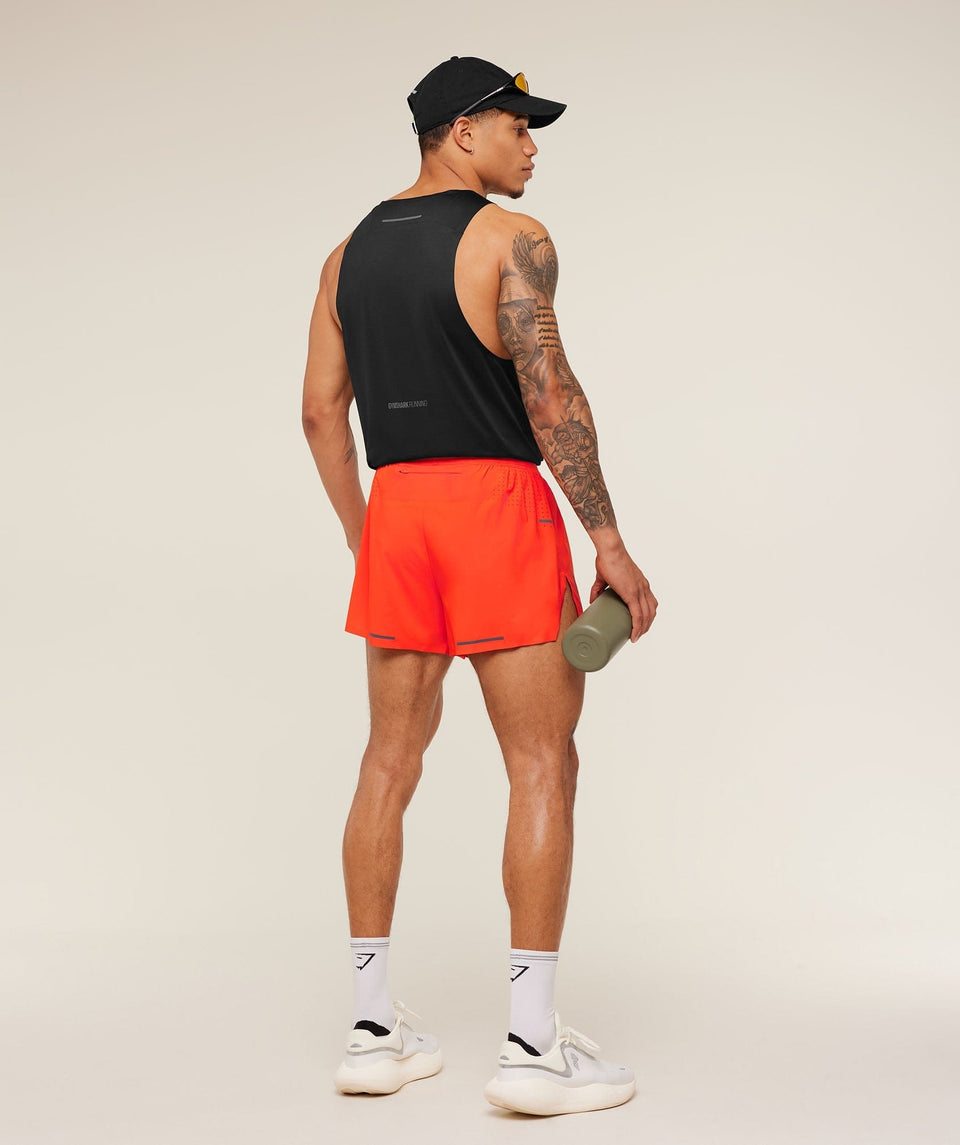 Gymshark Running Elite Race 5" Short Electric Orange