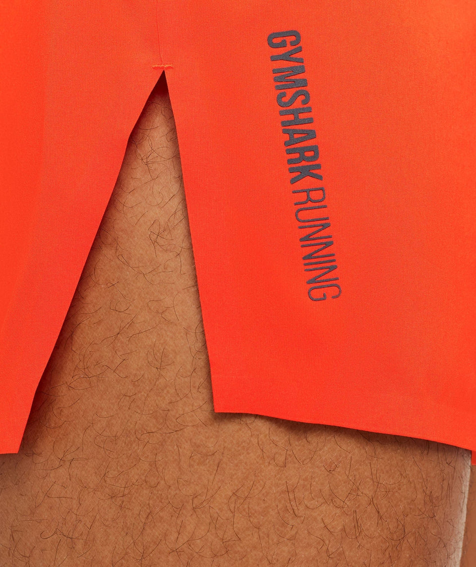 Gymshark Running Elite Race 5" Short Electric Orange