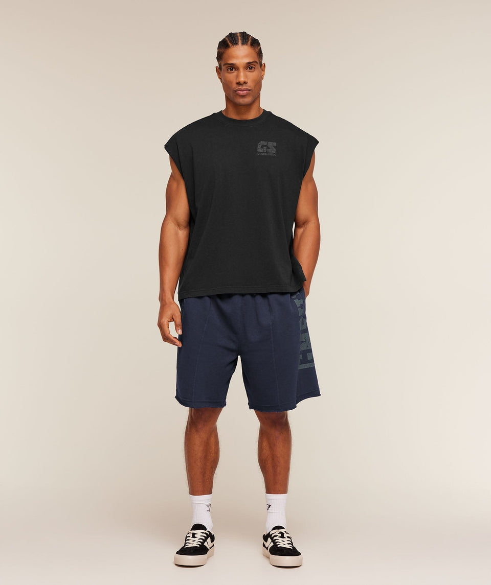 Gymshark Accent Capped Sleeve T-Shirt Black