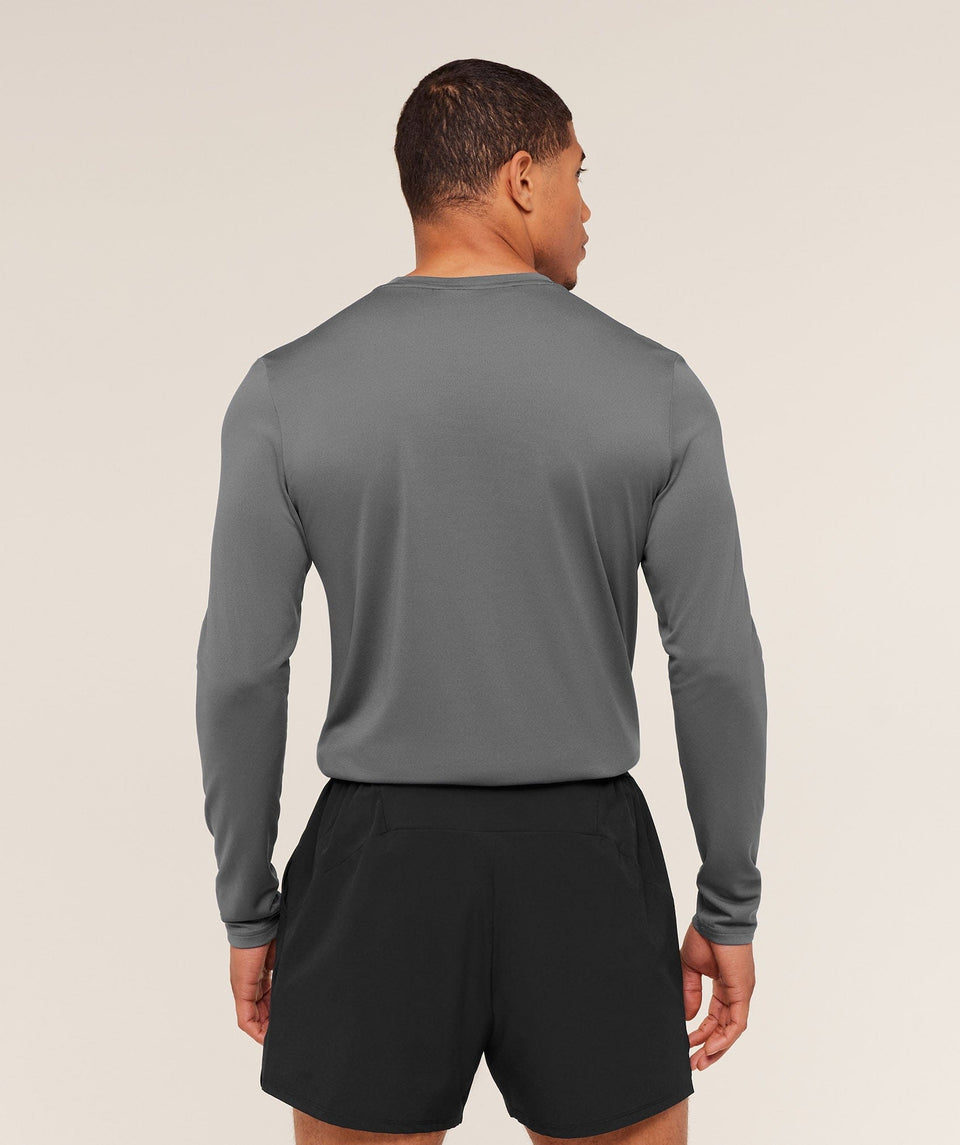 Gymshark Arrival Long Sleeve T-Shirt Silhouette Grey