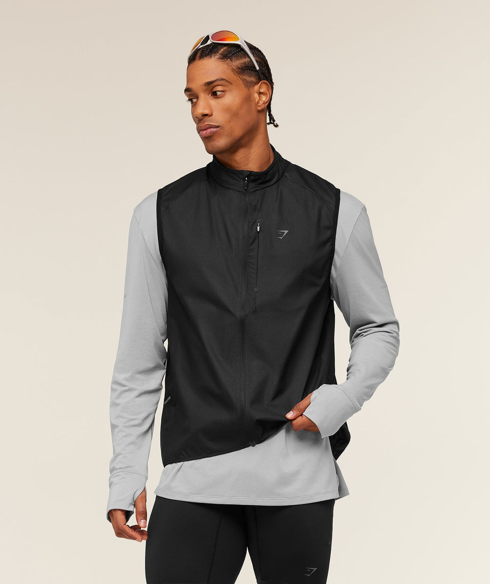 Gymshark Running Elite Lightweight Vest Black