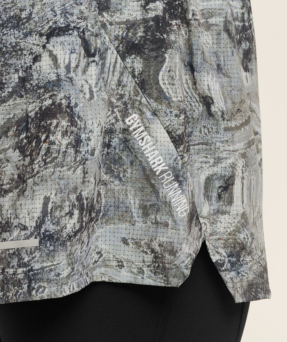 Gymshark Running 4" 2In1 Shorts Dark Grey