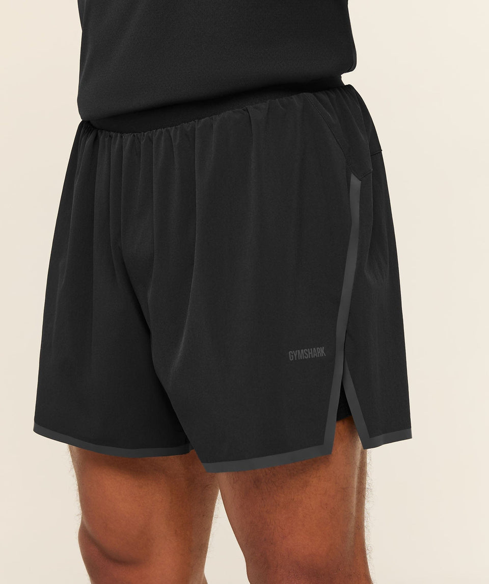 Gymshark Hybrid 5" Performance Shorts Black