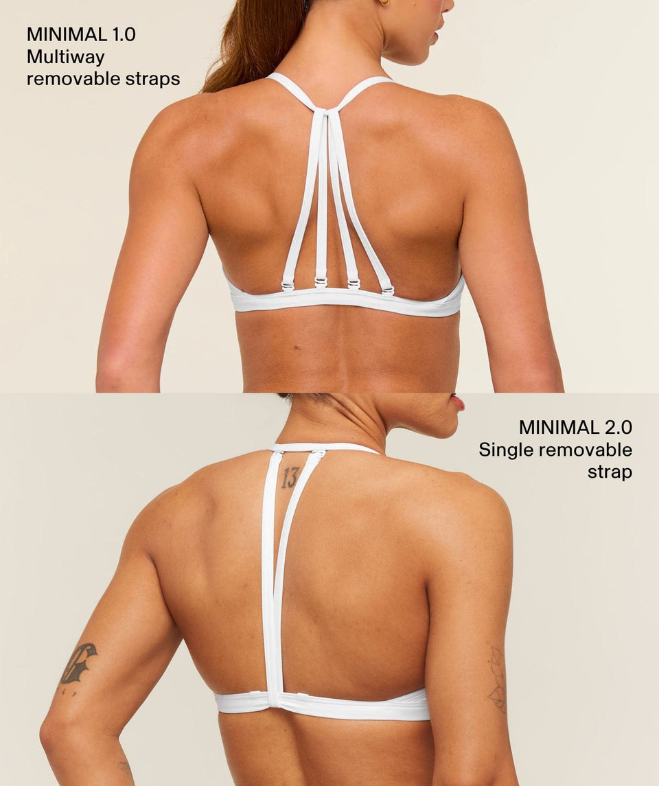 Women's Gymshark Minimal Sports Bra 2.0 Poise Pink