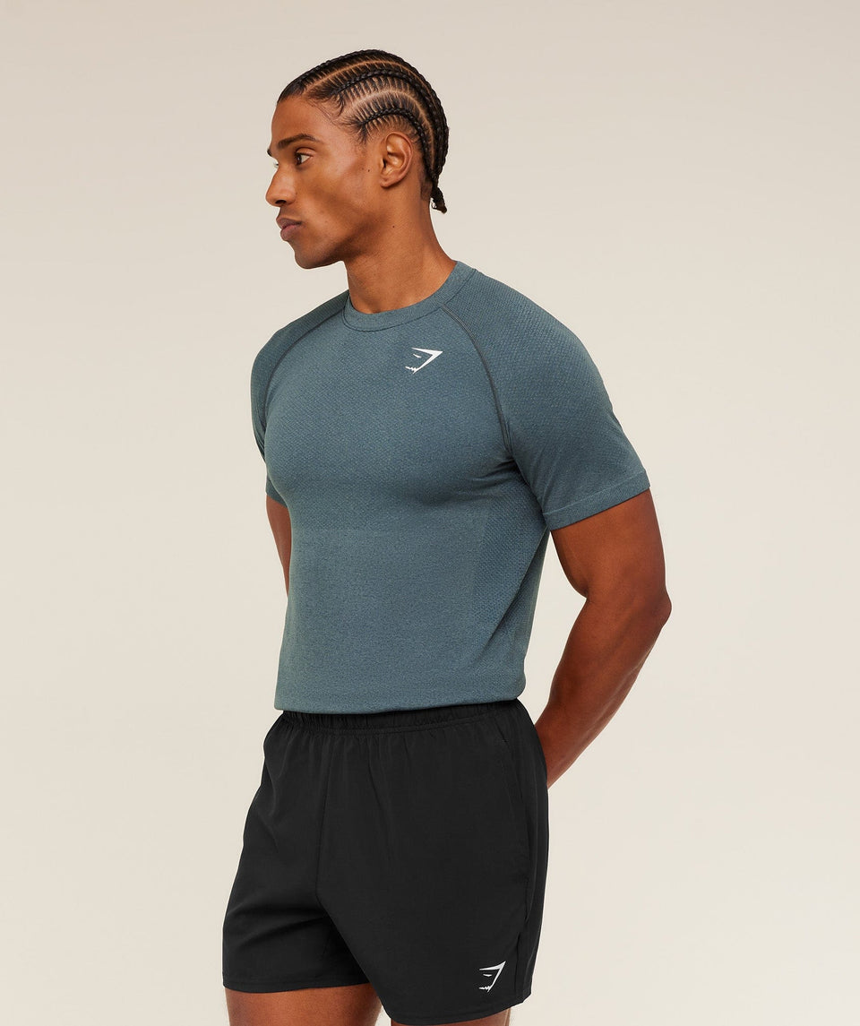 Gymshark Vital Seamless T-Shirt Iron Blue