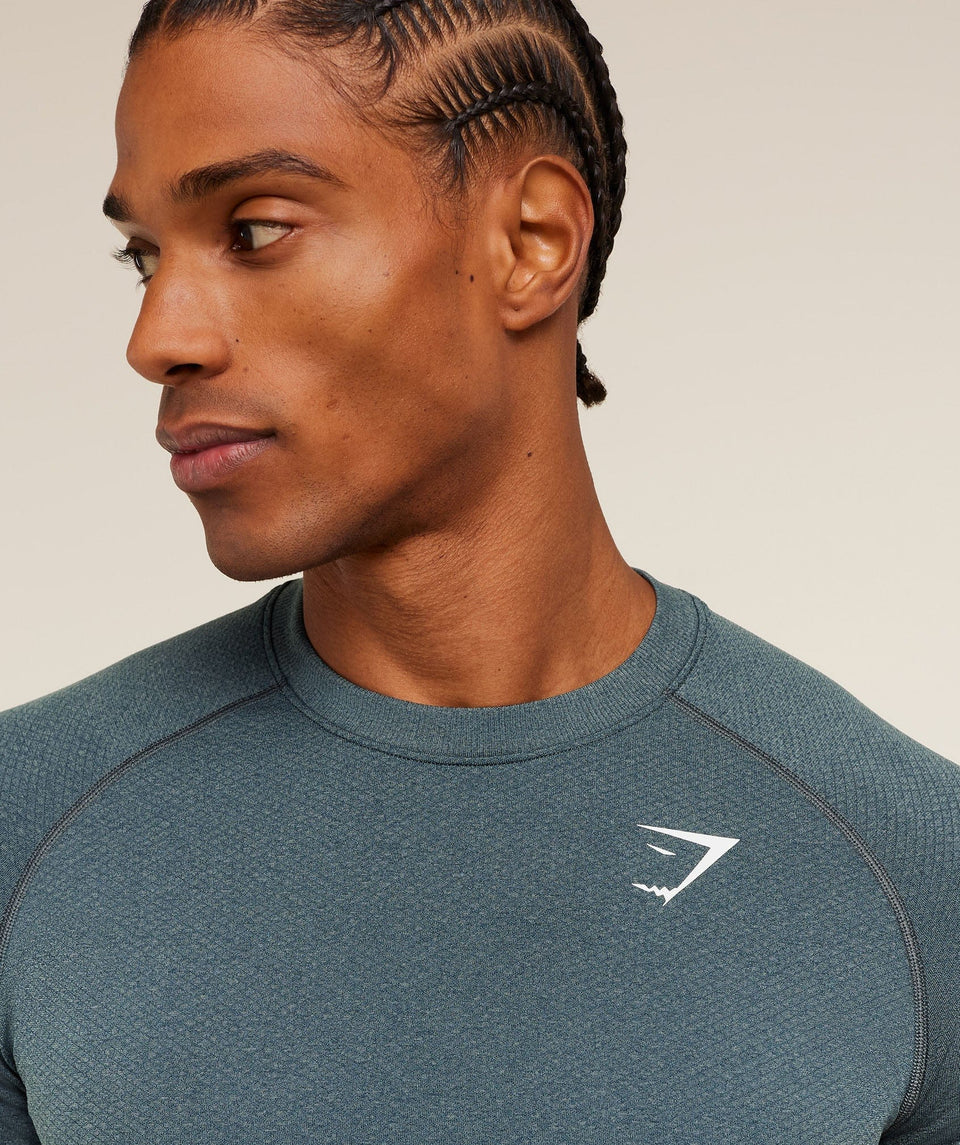 Gymshark Vital Seamless T-Shirt Iron Blue