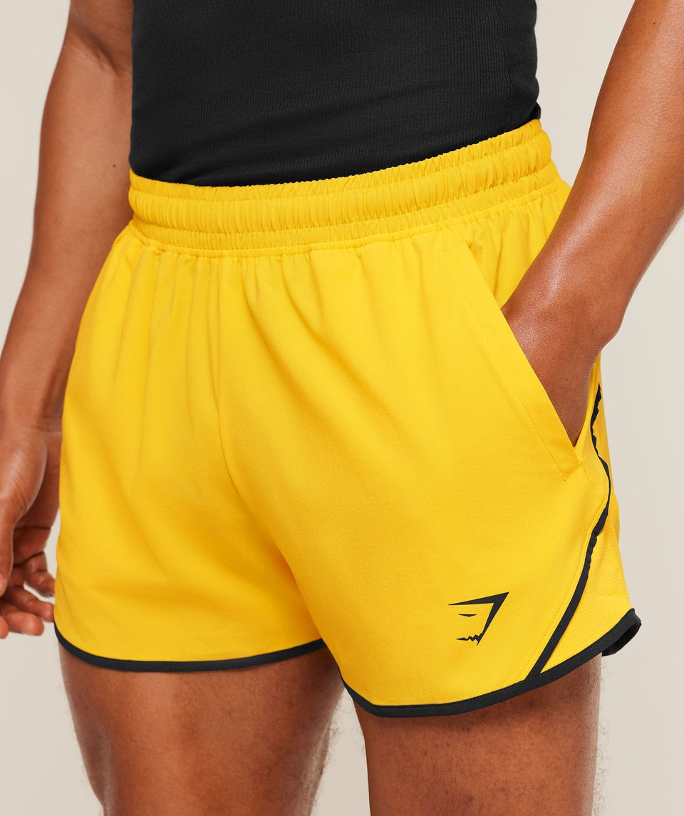 Gymshark Accent Conditioning Shorts Athletic Yellow