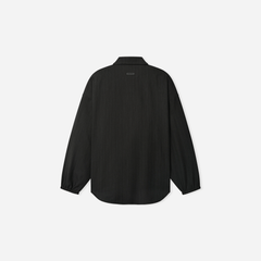 Fear Of God Black Striped Wool Elastic Cuff Shirt
