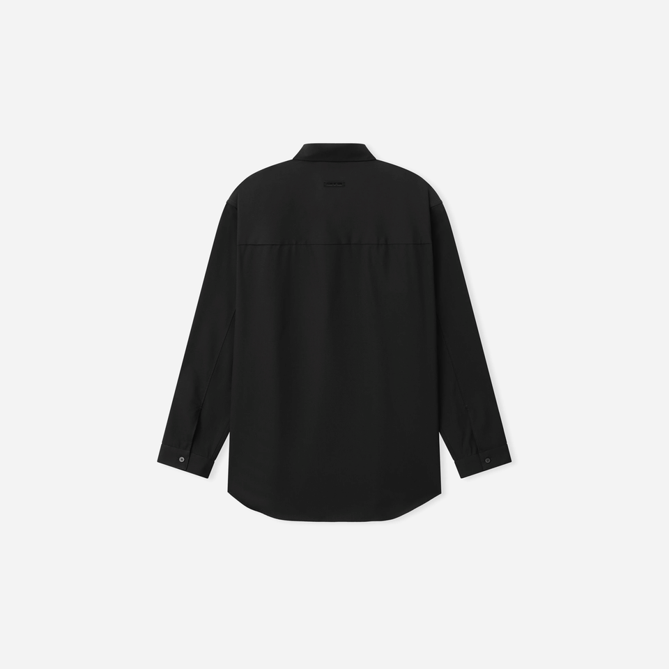Fear Of God Cotton Wool Oxford Classic Shirt Black