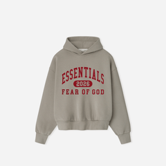 Fear Of God Essentials Classic Hoodie Smoke Grey