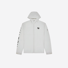 Malbon Performance Full Zip Shell Jacket Silver