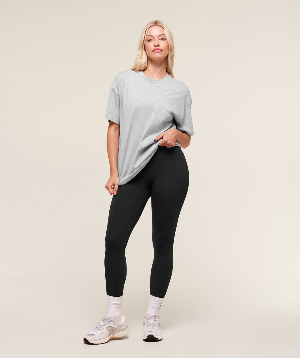Gymshark Training Oversized T-Shirt  - Light Grey Marl