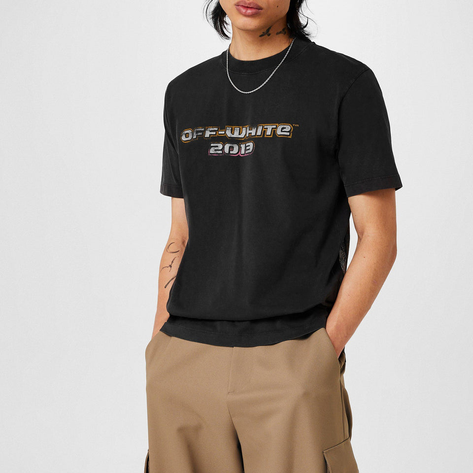 Digit Slim Cotton Short Sleeve Slim Fit T-Shirt