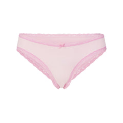 Lightweight Cotton Lace Brief