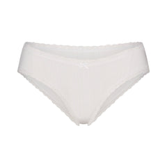 Lightweight Cotton Lace Brief