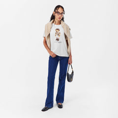 Women's Regular Fit Knitted T-Shirt