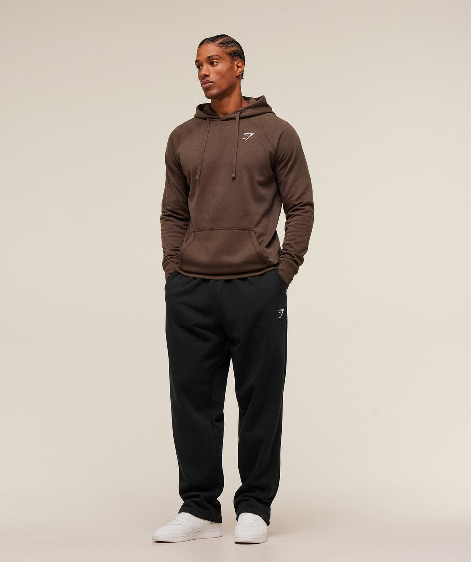 Gymshark Crest Hoodie - Archive Brown