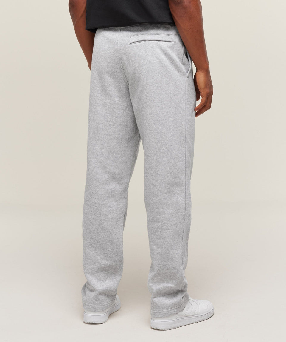 Gymshark Crest Straight Leg Joggers - Light Grey Marl
