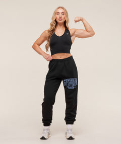 Gymshark Lifting Club Graphic Joggers - Black