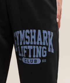 Gymshark Lifting Club Graphic Joggers - Black