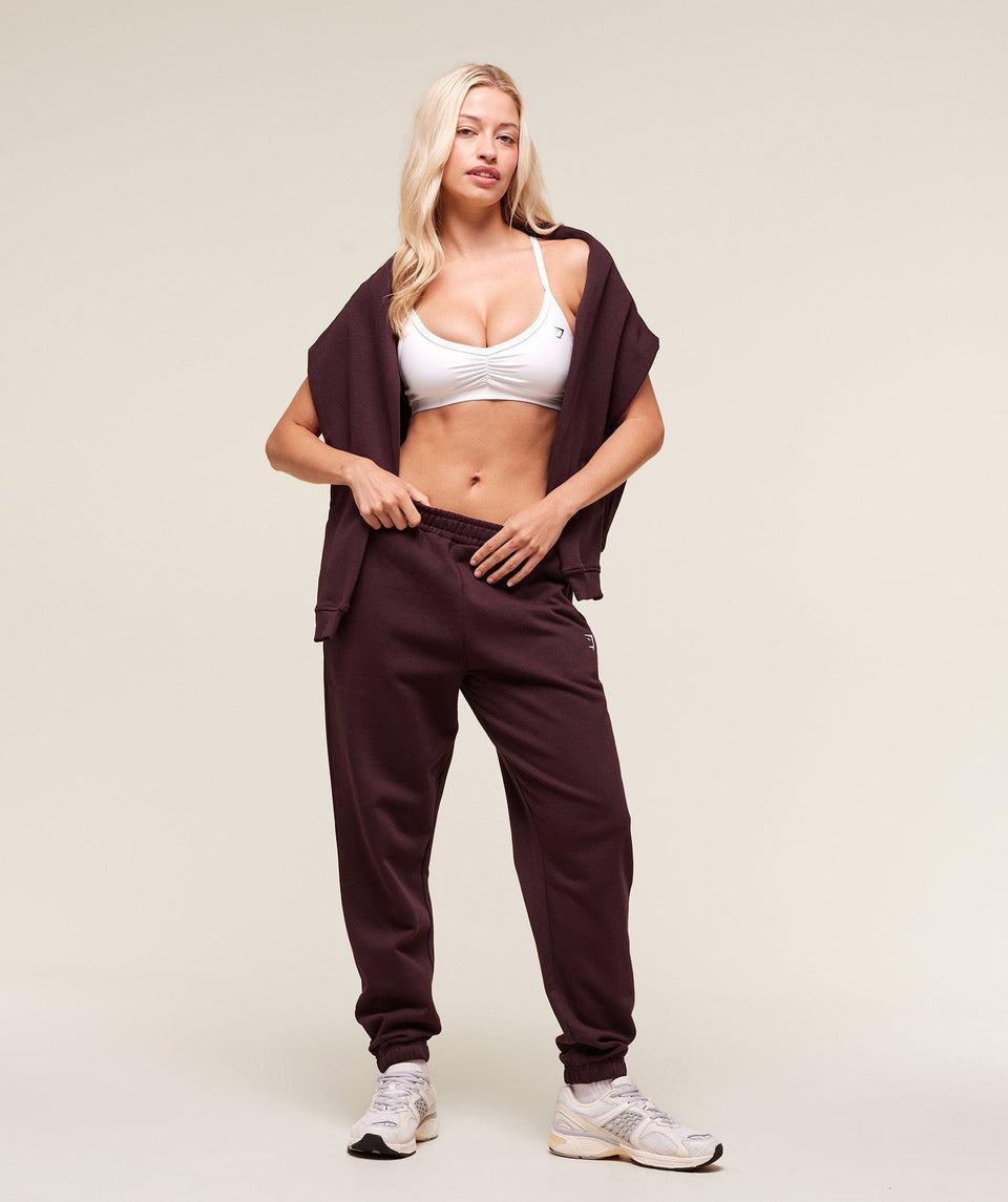 Gymshark Training Fleece Joggers - Cherry Purple