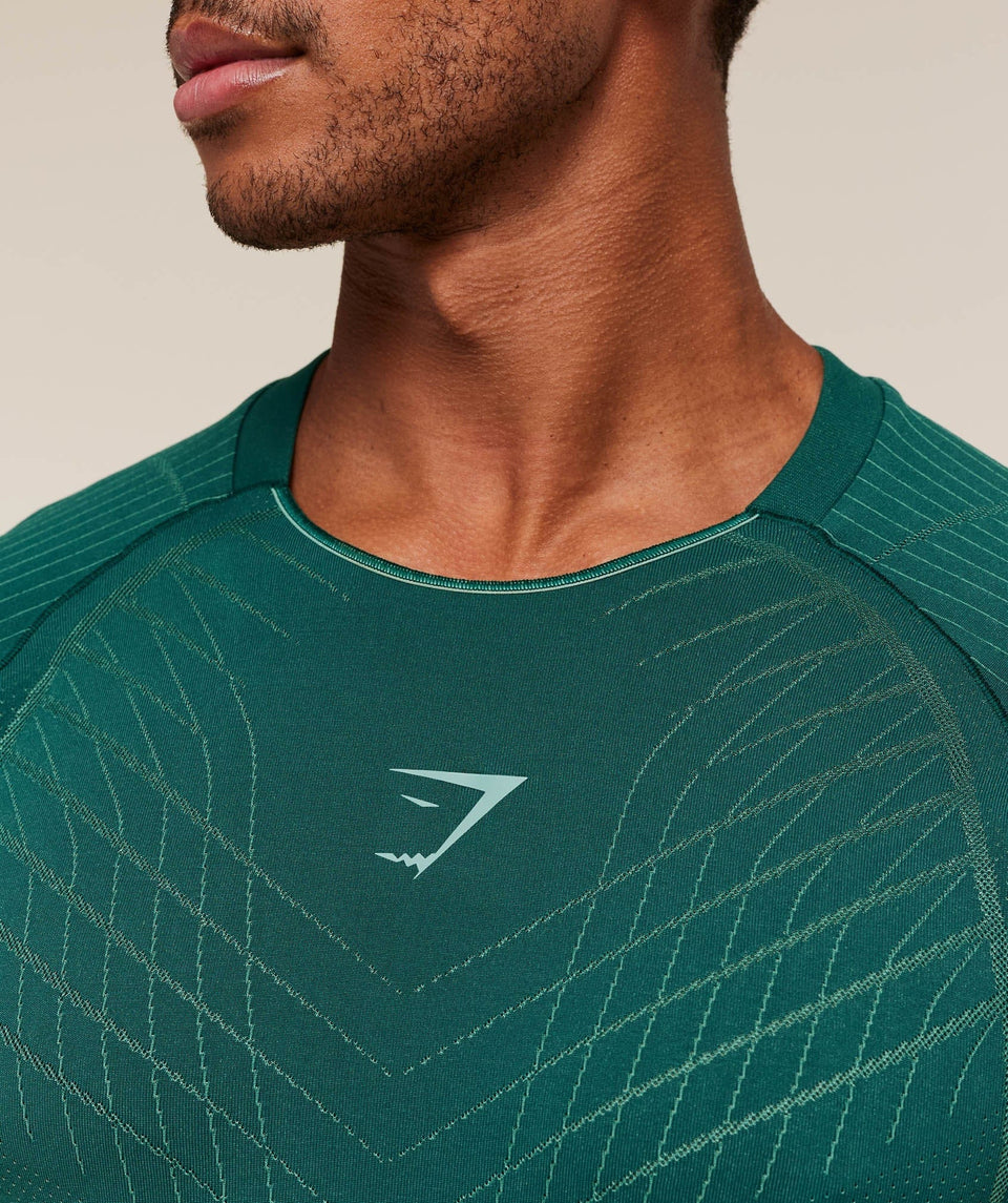Gymshark Apex Seamless T-Shirt - Weighted Teal/Muted Teal
