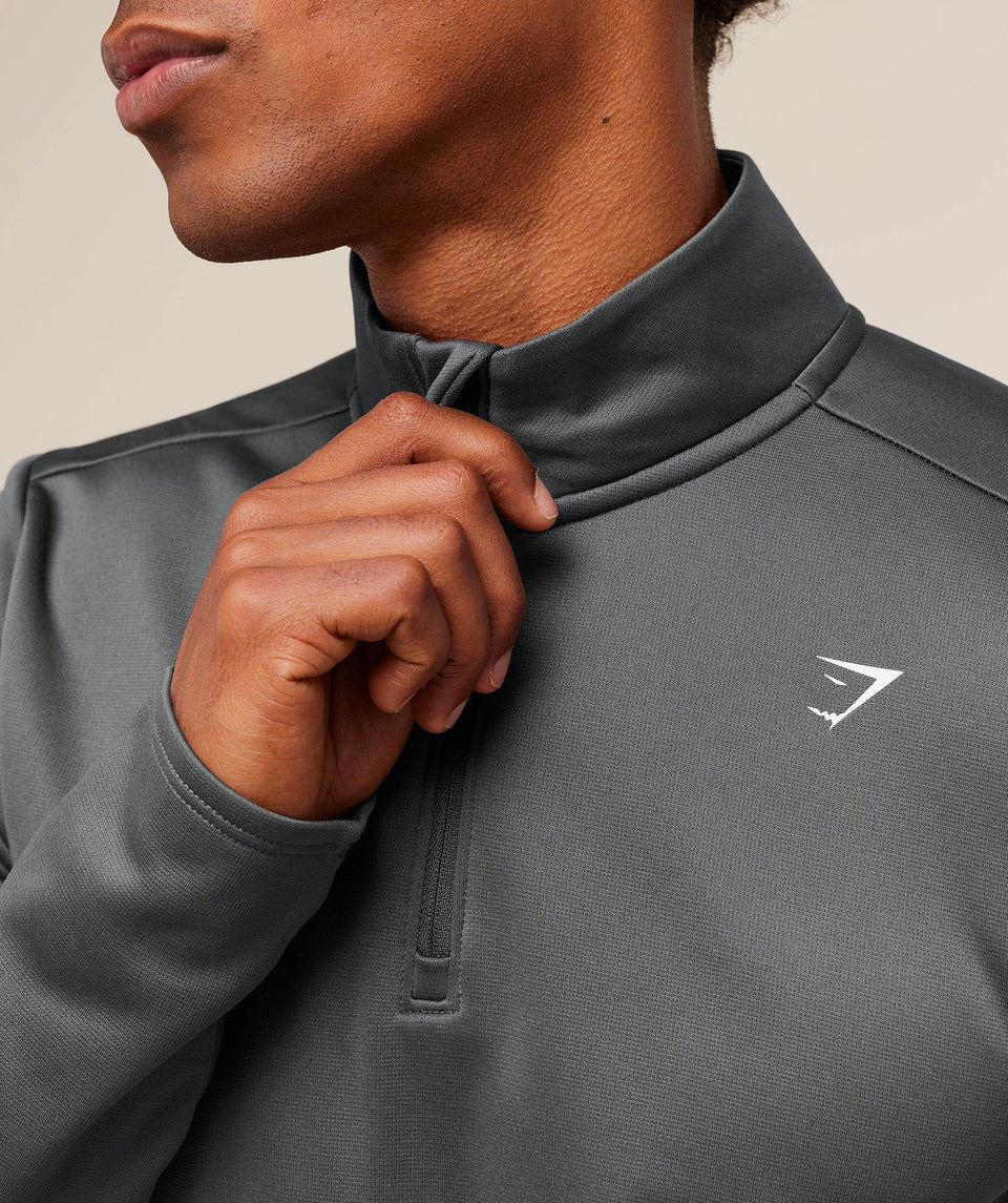 Gymshark Training 1/4 Zip - Graphite Grey