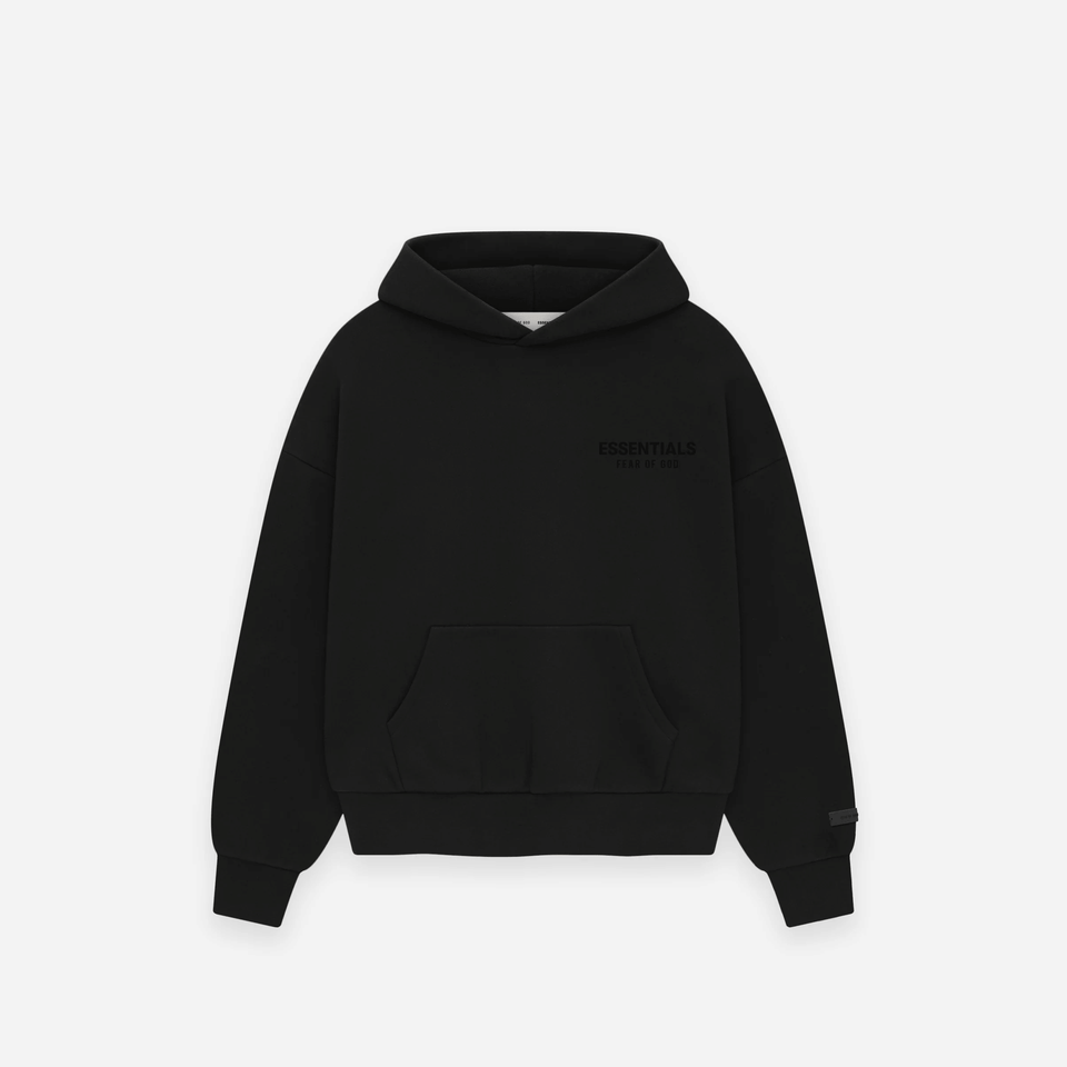 Fear Of God Essentials Classic Hoodie Vintage Black